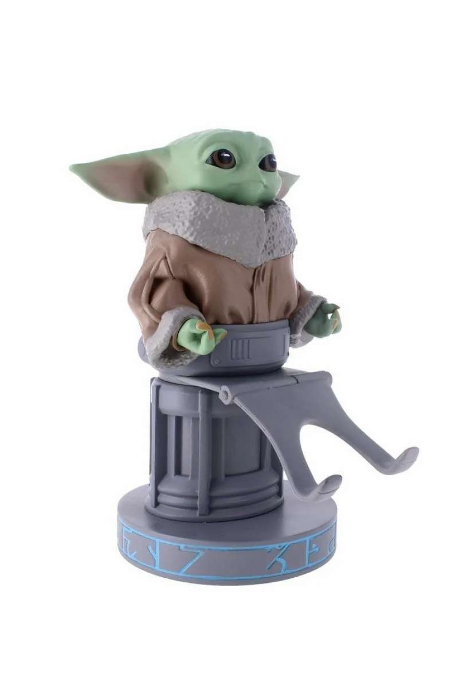 Home And Office * | Star Wars: Baby Yoda/Grogu Seeing Stone Pose Cable Guy Phone And Controller Holder Outlet