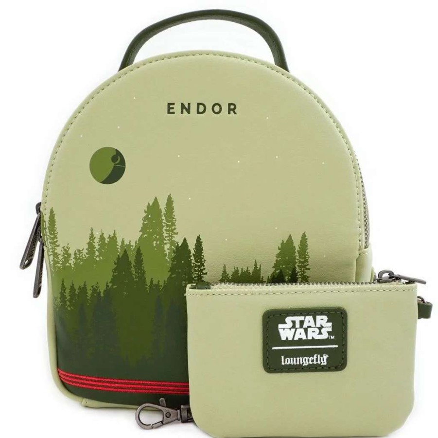 T-Shirts And Clothing * | Loungefly Star Wars: Endor Convertible Backpack Set Closeout Sale