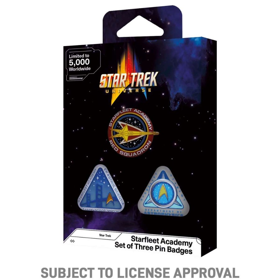 T-Shirts And Clothing * | Star Trek: Limited Edition Starfleet Academy Pin Badge Set Flash Sale