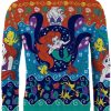 T-Shirts And Clothing * | The Little Mermaid: Under The Tree Christmas Sweater Closeout Sale