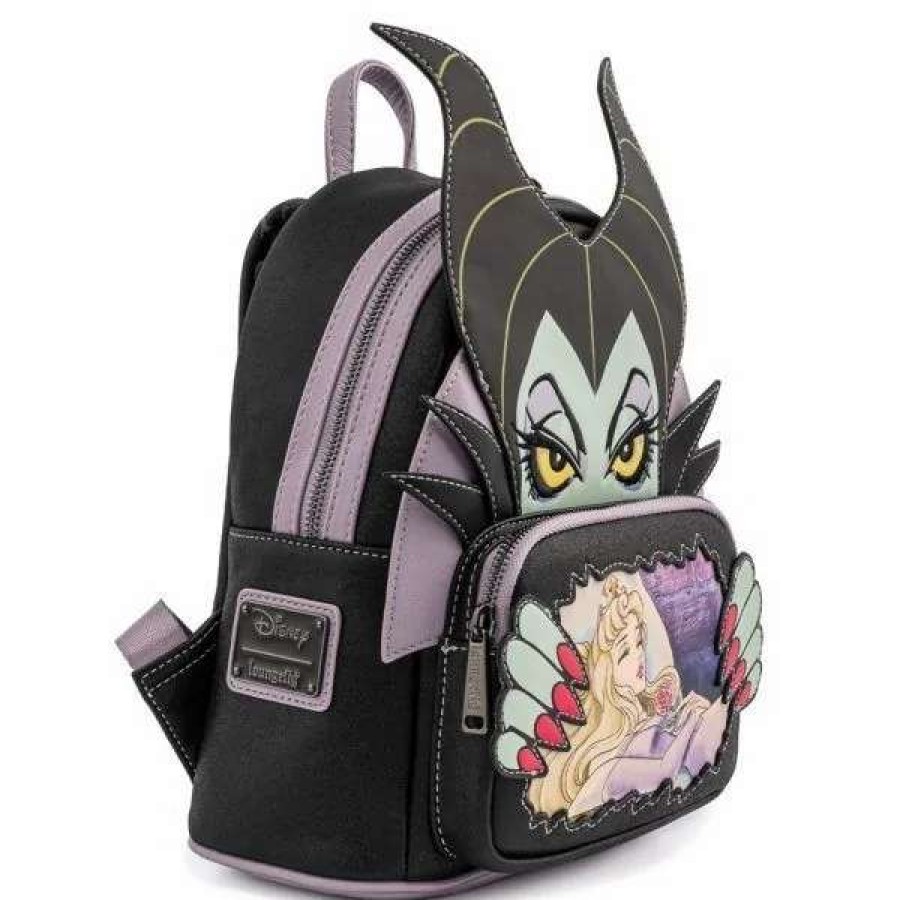 T-Shirts And Clothing * | Loungefly Villains: Scene Maleficent Sleeping Beauty Mini Backpack Lower Prices