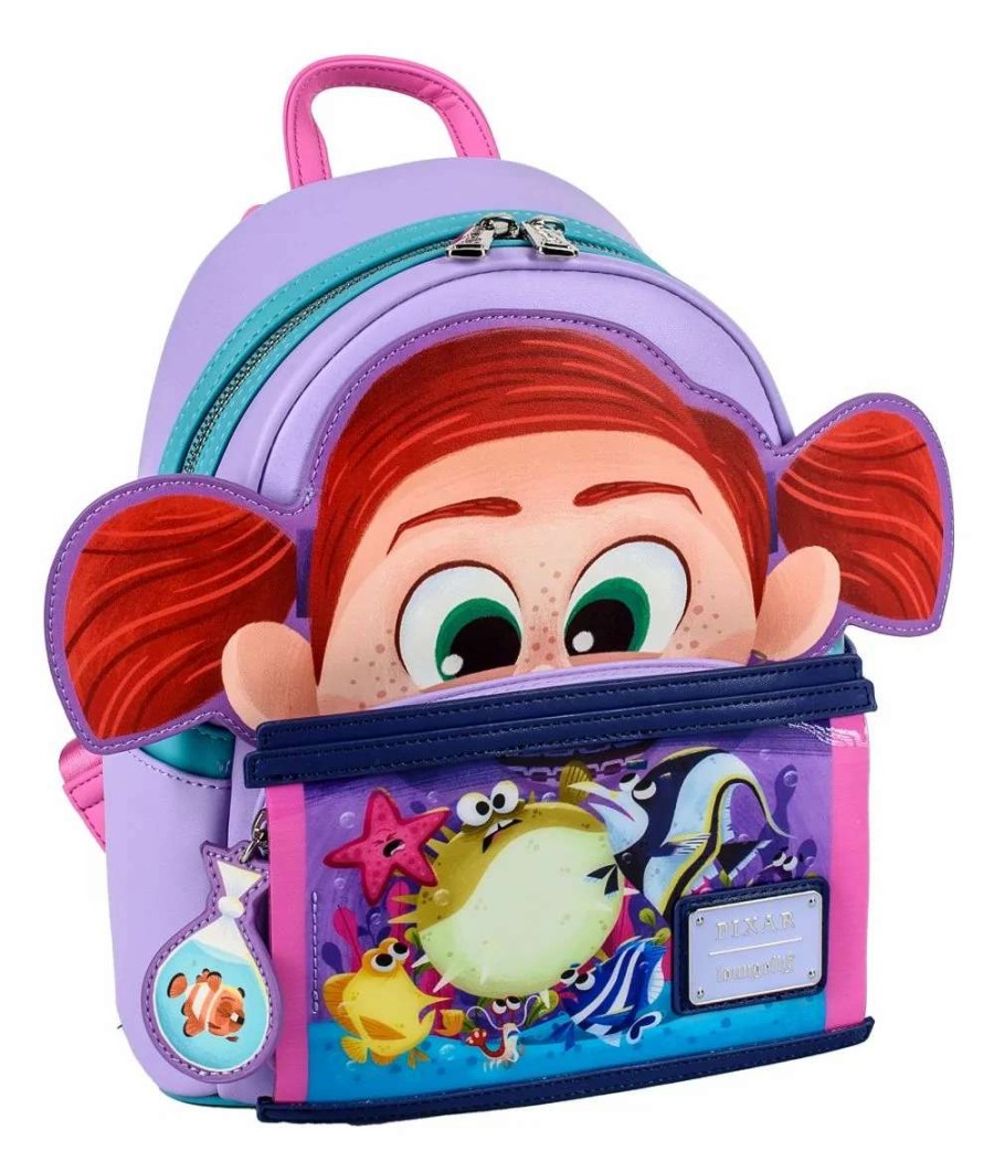 T-Shirts And Clothing * | Finding Nemo: Pixar Moments Darla Loungefly Mini Backpack Discount Store