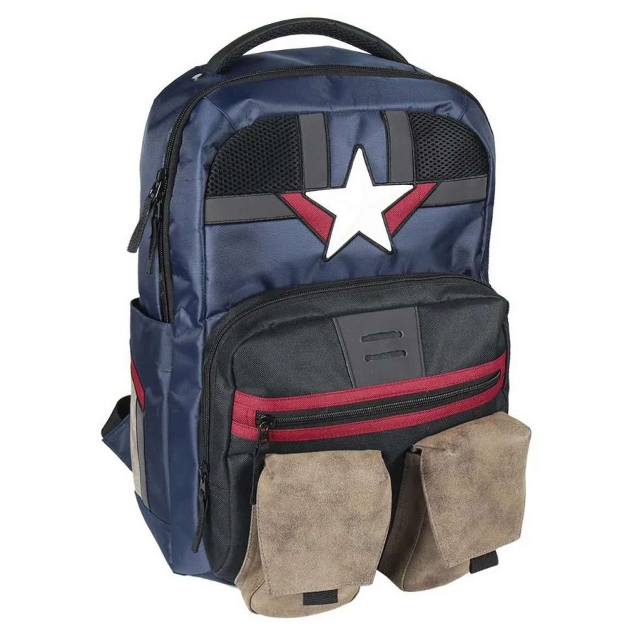 T-Shirts And Clothing * | Captain America: All Kitted Out Backpack Unique