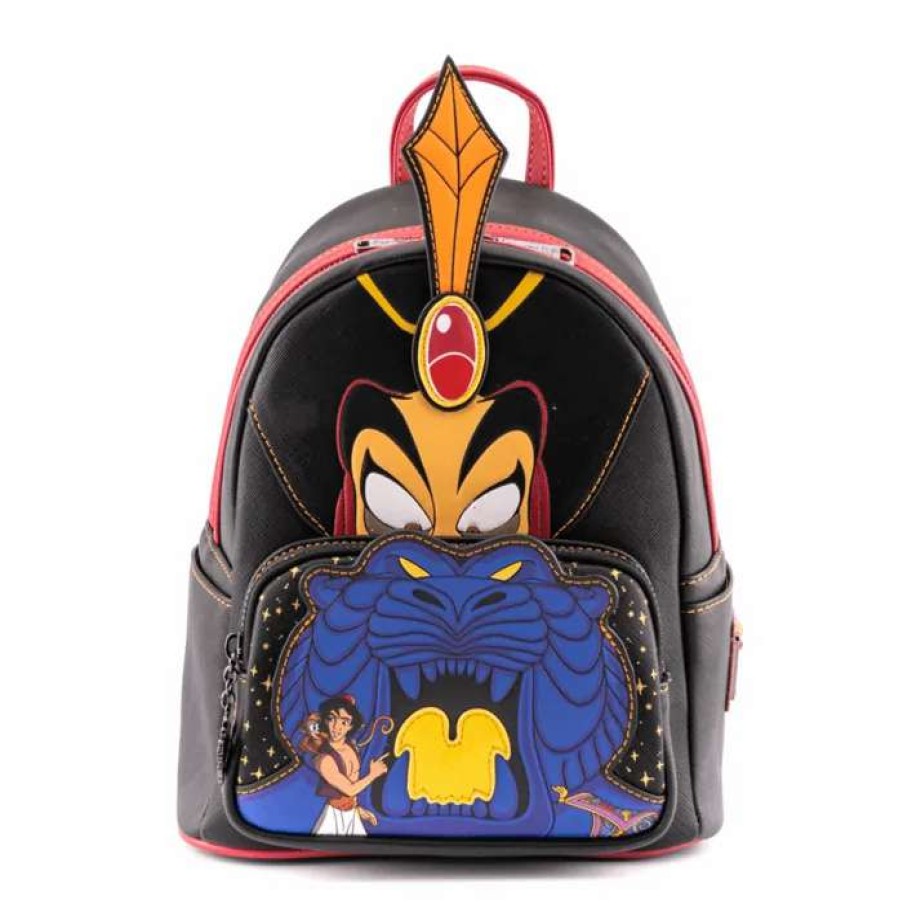 T-Shirts And Clothing * | Aladdin: Jafar Villains Scene Loungefly Mini Backpack Large Choice