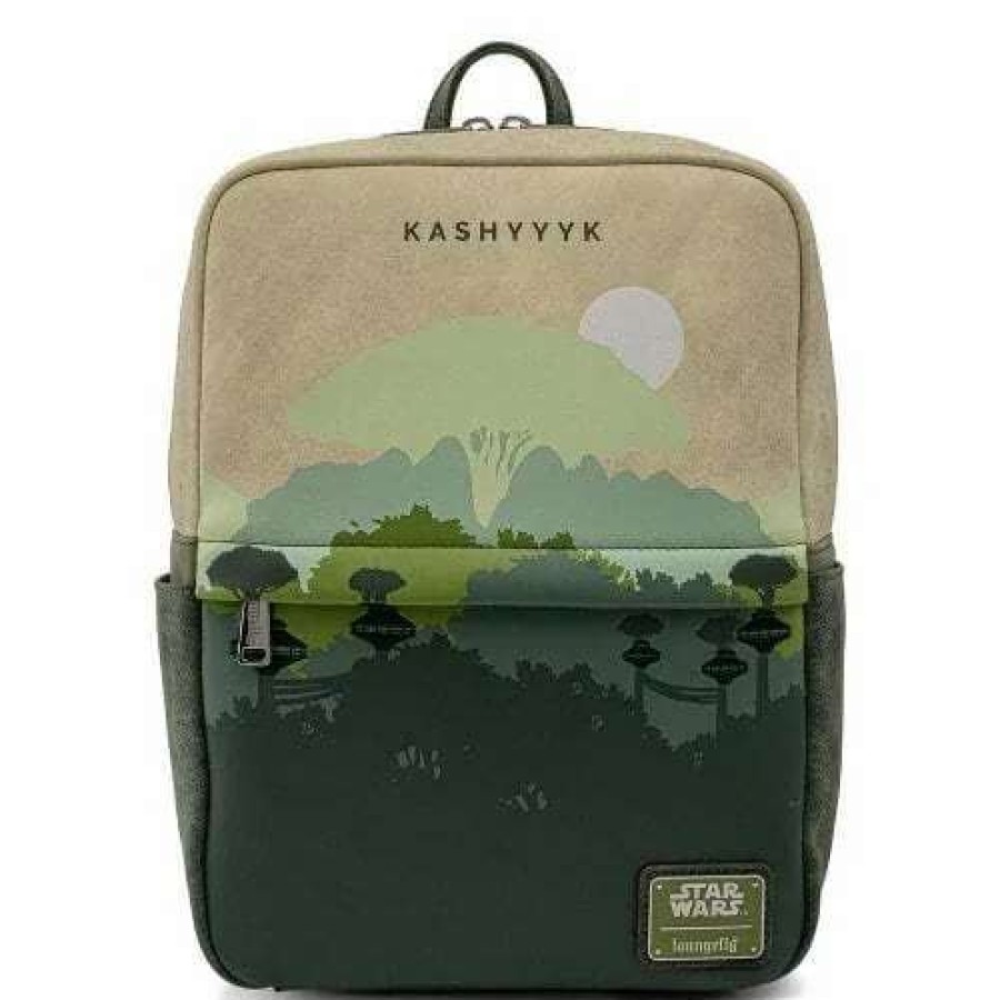 T-Shirts And Clothing * | Loungefly Star Wars: Lands Kashyyyk Square Mini Backpack Cut Price