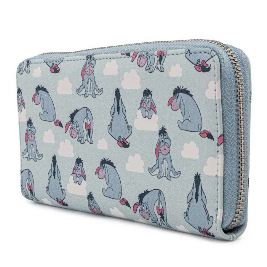 T-Shirts And Clothing * | Loungefly Winnie The Pooh: Eeyore All Over Print Wallet Excellent