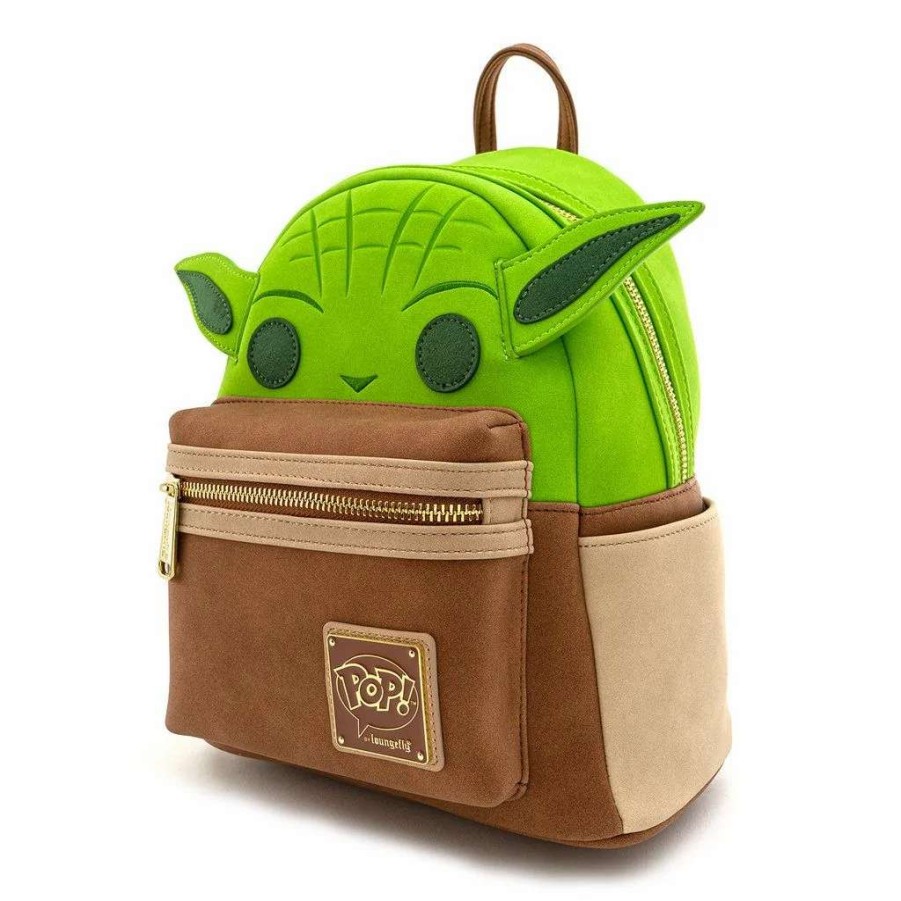 T-Shirts And Clothing * | Star Wars: Yoda Pop! By Loungefly Mini Backpack Online