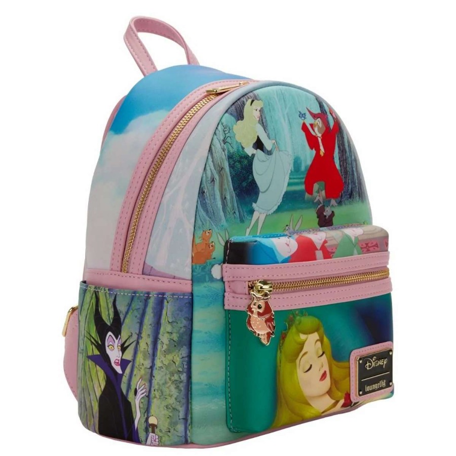 T-Shirts And Clothing * | Sleeping Beauty: Princess Scene Loungefly Mini Backpack Top Sell