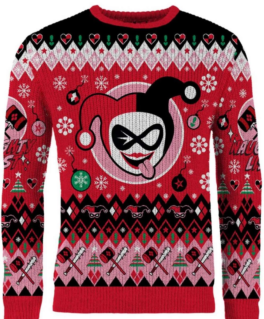 T-Shirts And Clothing * | Harley Quinn: Hey Christmas Puddin! Christmas Sweater Best-Selling