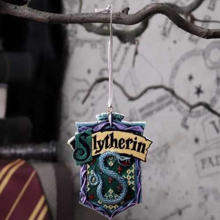 Home And Office * | Harry Potter: Slytherin Crest Hanging Ornament Free Delivery