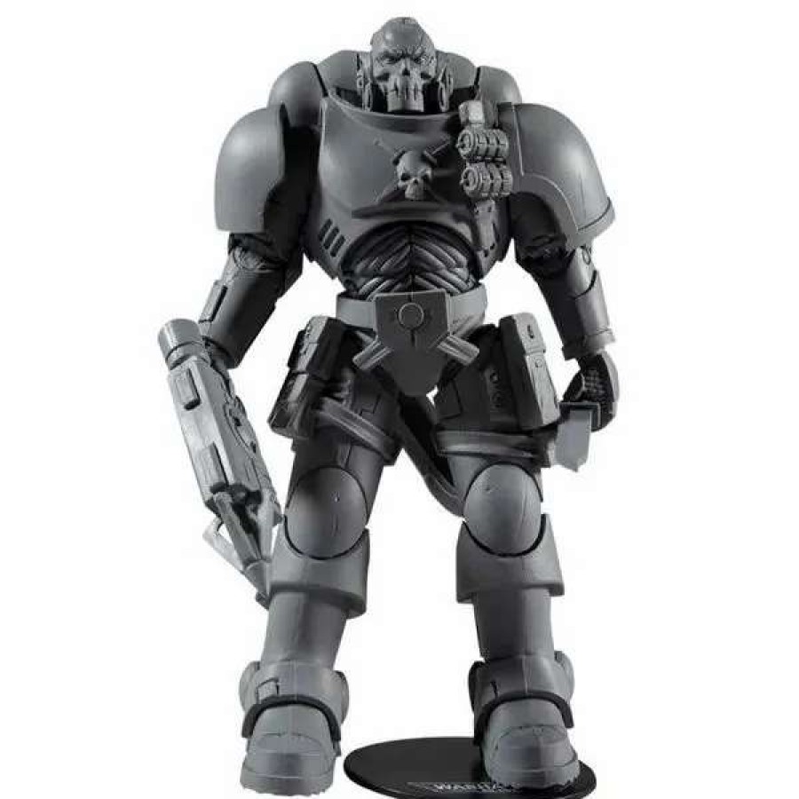 Props- Figures And Plushies * | Warhammer 40,000: Space Marine Ultramarines Reiver W/ Grapnel Launcher Artist Proof Mcfarlane Action Figure Large Choice