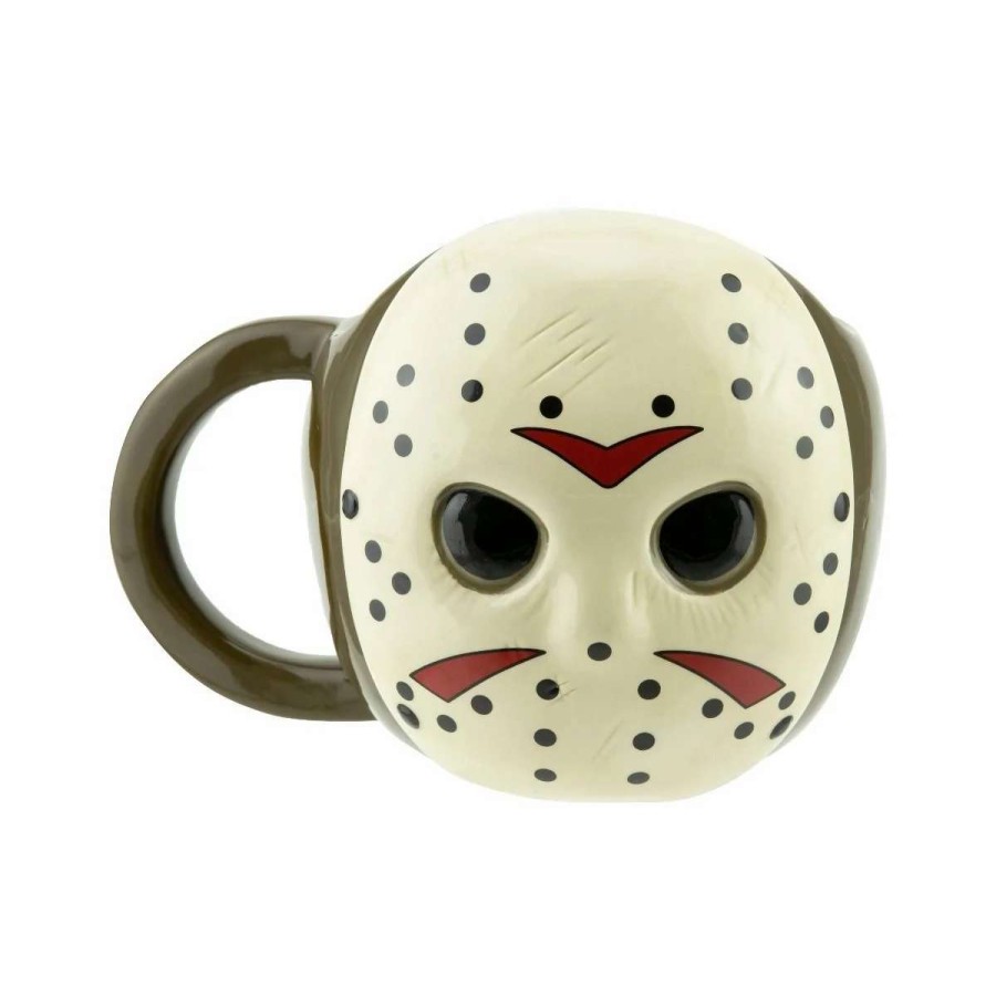 Home And Office * | Friday The 13Th: Jason Mask Shaped Mug Closeout Sale