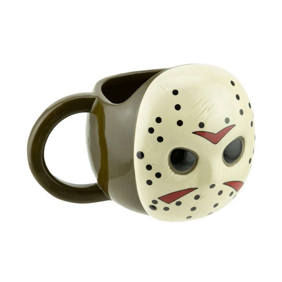 Home And Office * | Friday The 13Th: Jason Mask Shaped Mug Closeout Sale