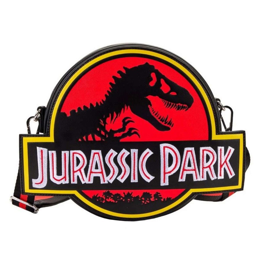 T-Shirts And Clothing * | Jurassic Park: Logo Loungefly Crossbody Bag Flash Sale