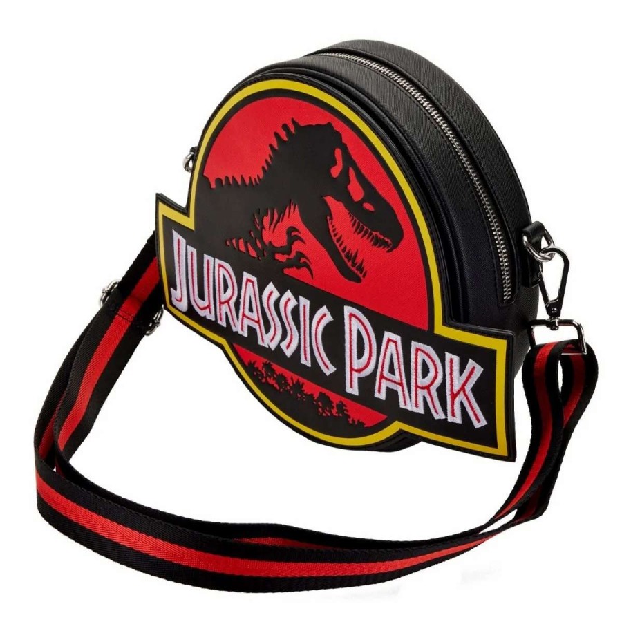 T-Shirts And Clothing * | Jurassic Park: Logo Loungefly Crossbody Bag Flash Sale