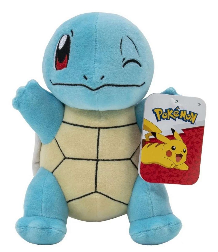 Props- Figures And Plushies * | Pokemon: Squirtle 8 Inch Plush Preorder Latest