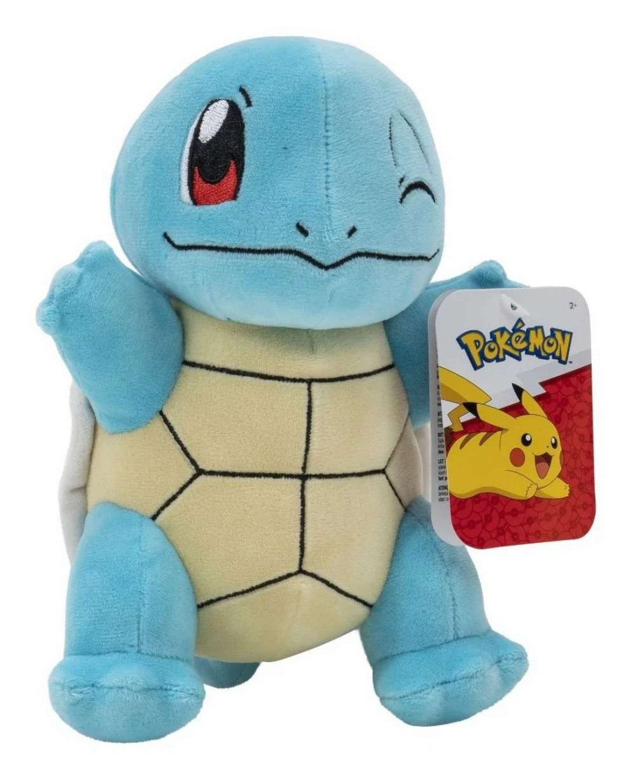 Props- Figures And Plushies * | Pokemon: Squirtle 8 Inch Plush Preorder Latest