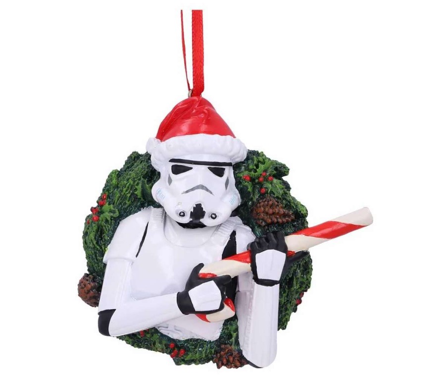 Home And Office * | Stormtrooper: Wreath Hanging Ornament Latest