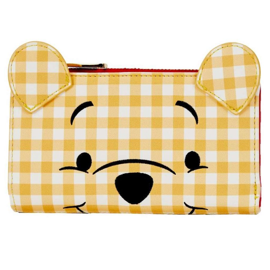 T-Shirts And Clothing * | Loungefly Winnie The Pooh: Gingham Flap Wallet Closeout Sale