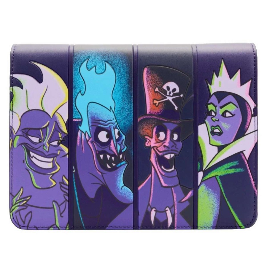 T-Shirts And Clothing * | Disney: Villains In The Dark Loungefly Crossbody Bag Discounts