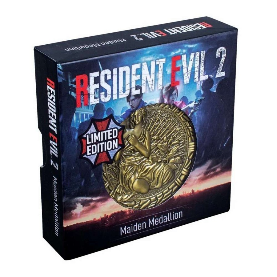 Props- Figures And Plushies * | Resident Evil 2: Maiden Limited Edition Metal Replica R.P.D. Medallion Discount Store