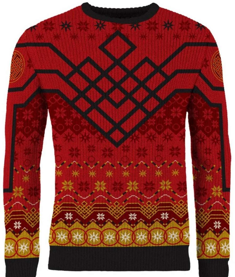 T-Shirts And Clothing * | Shang-Chi: Ten Golden Rings Christmas Sweater Best Sale