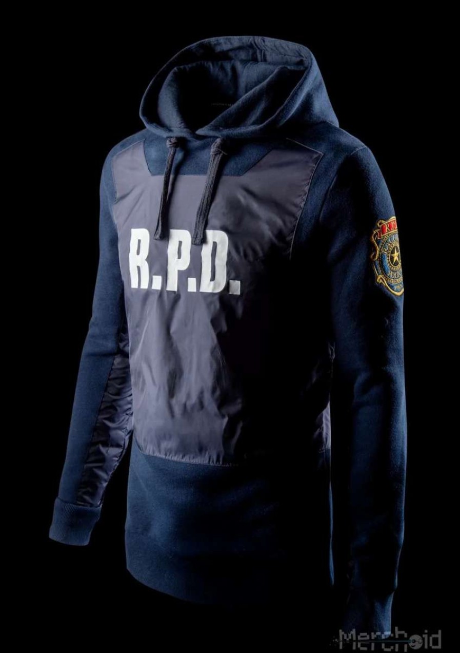 T-Shirts And Clothing * | Resident Evil 2: Leon Kennedy Rpd Premium Hoodie Discount Store