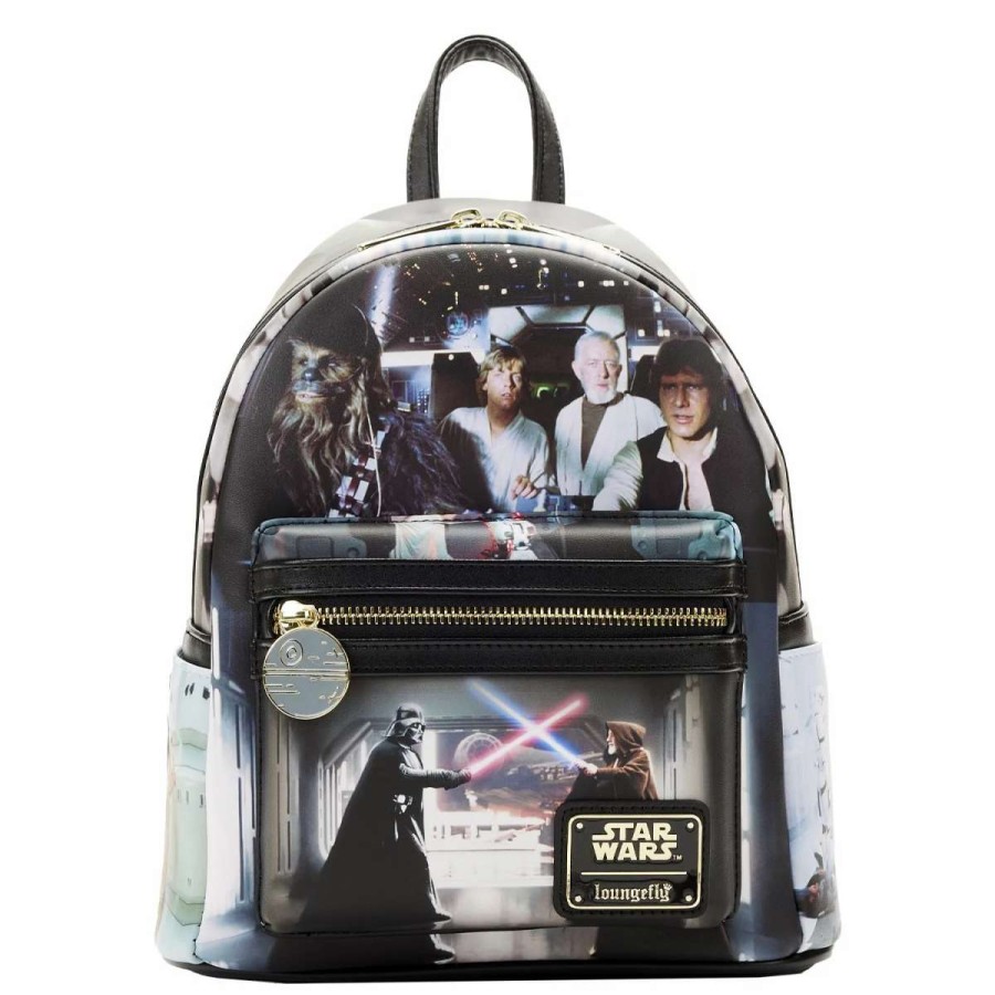 T-Shirts And Clothing * | Loungefly Star Wars: A New Hope Final Frames Mini Backpack Outlet