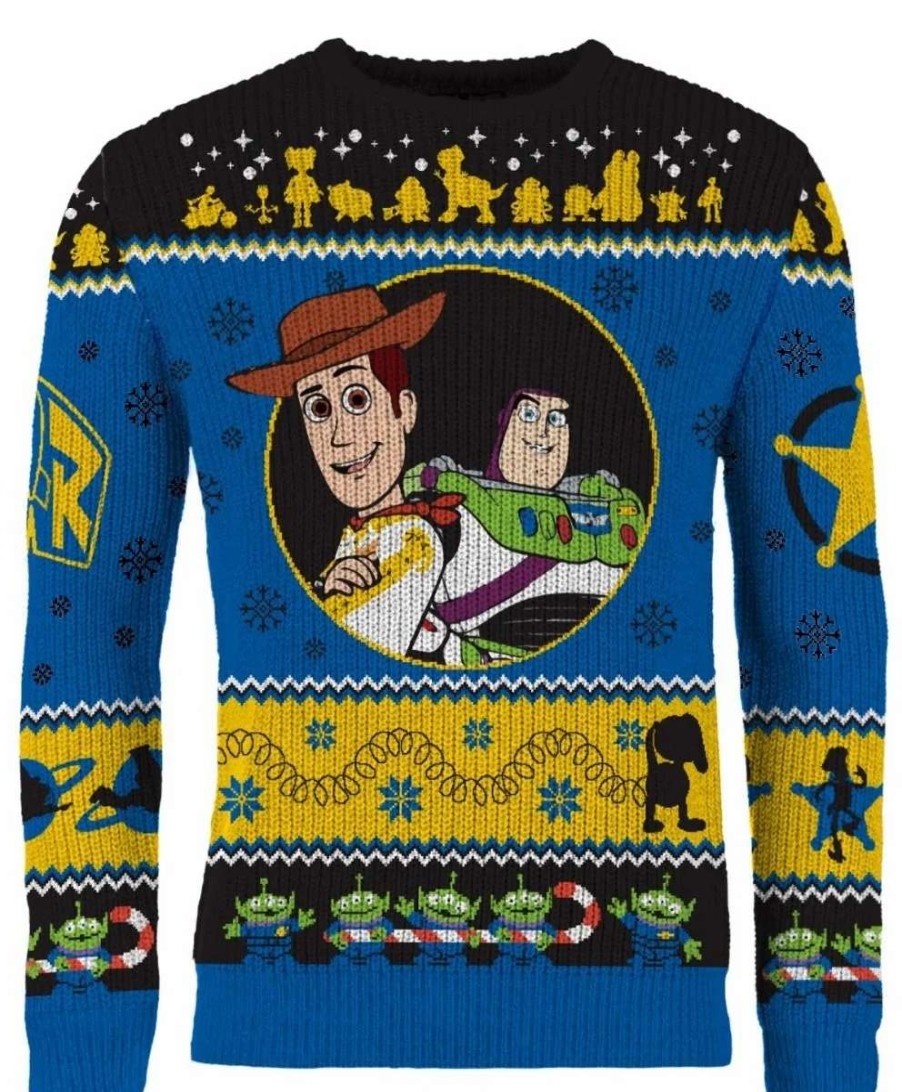 T-Shirts And Clothing * | Toy Story: To Festivities And Beyond Ugly Christmas Sweater Official