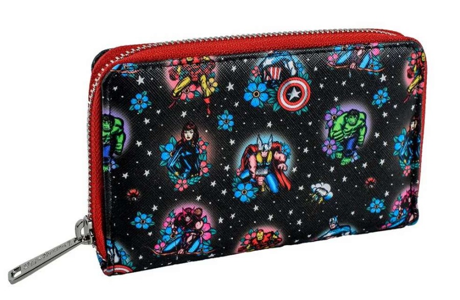 T-Shirts And Clothing * | Avengers: Tattoo Loungefly Purse 100% Guarantee