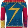 T-Shirts And Clothing * | Ms. Marvel: Festively Cosmic Christmas Sweater Exclusive Design