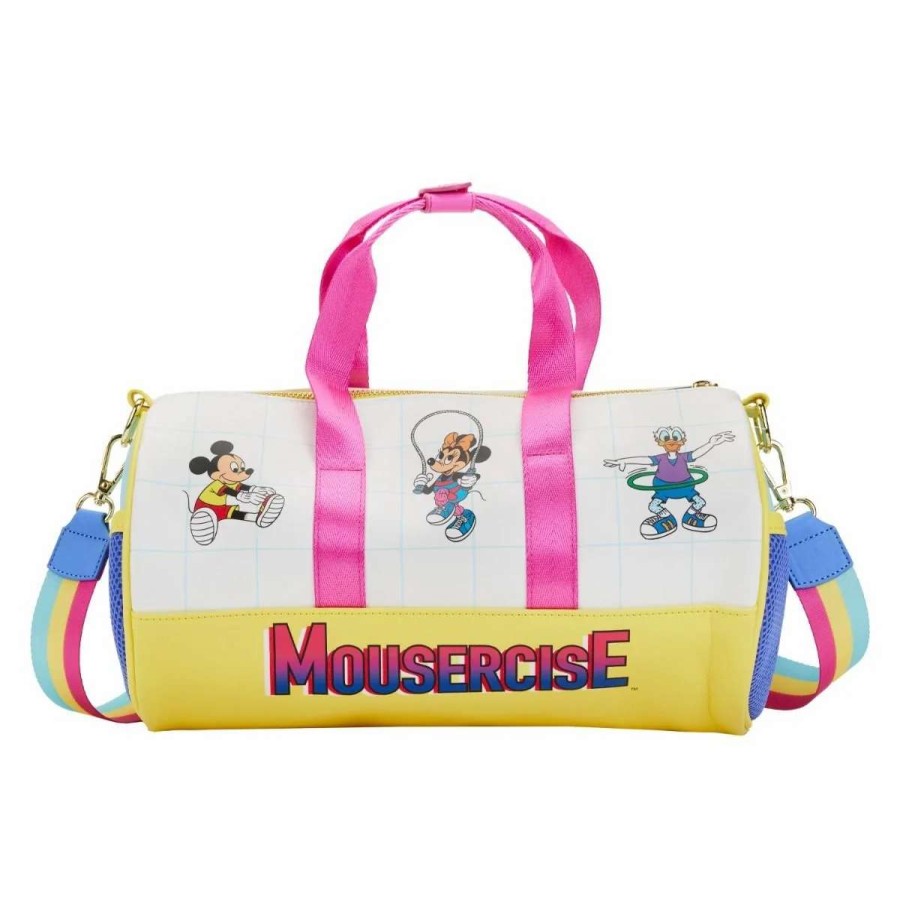 T-Shirts And Clothing * | Disney: Mousercise Loungefly Duffle Bag Store