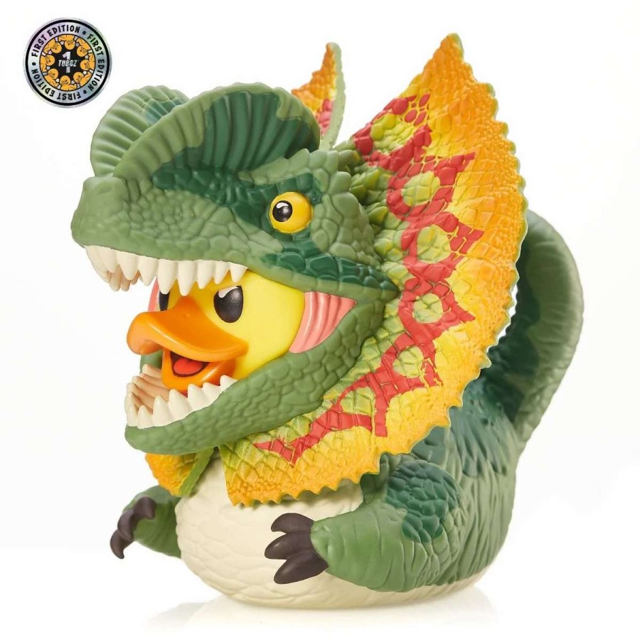 Props- Figures And Plushies * | Jurassic Park: Dilophosaurus Tubbz Rubber Duck Collectible Preorder Large Choice