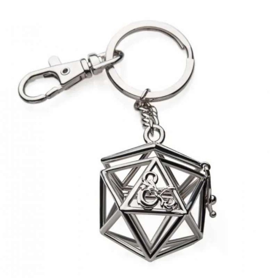 T-Shirts And Clothing * | Dungeons And Dragons: Magnetic Dice Holder Keychain Preorder Closeout Sale