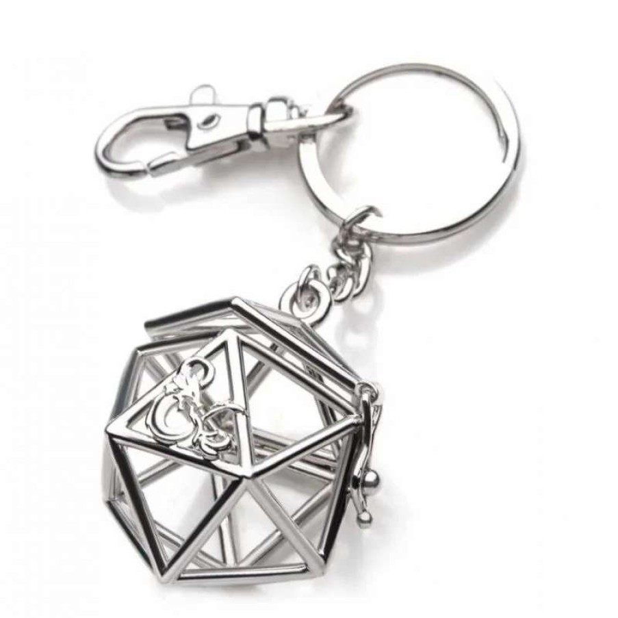 T-Shirts And Clothing * | Dungeons And Dragons: Magnetic Dice Holder Keychain Preorder Closeout Sale