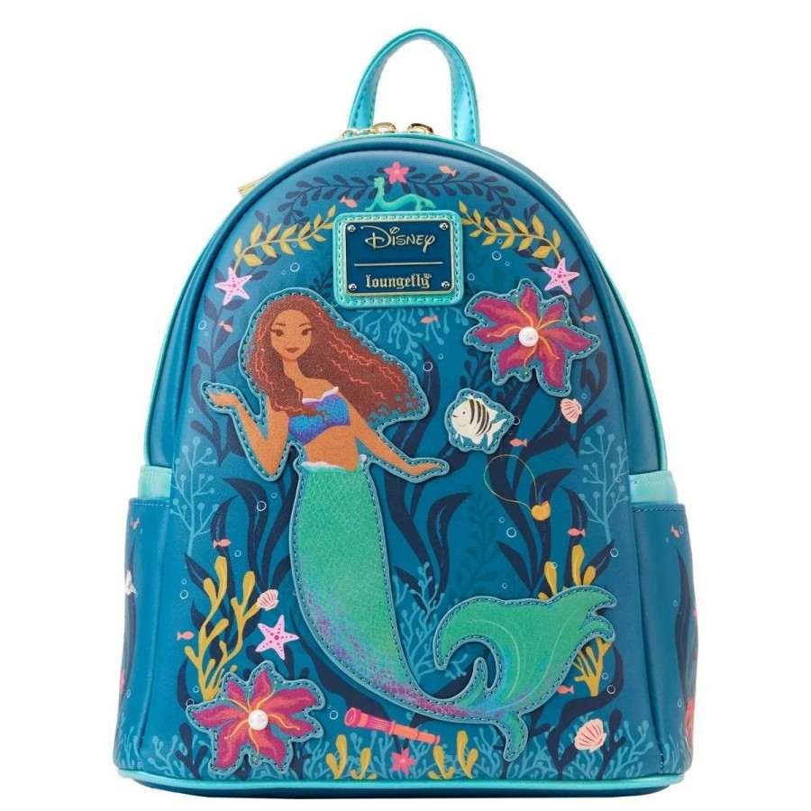 T-Shirts And Clothing * | Loungefly The Little Mermaid (2023): Ariel Mini Backpack Hot Selling