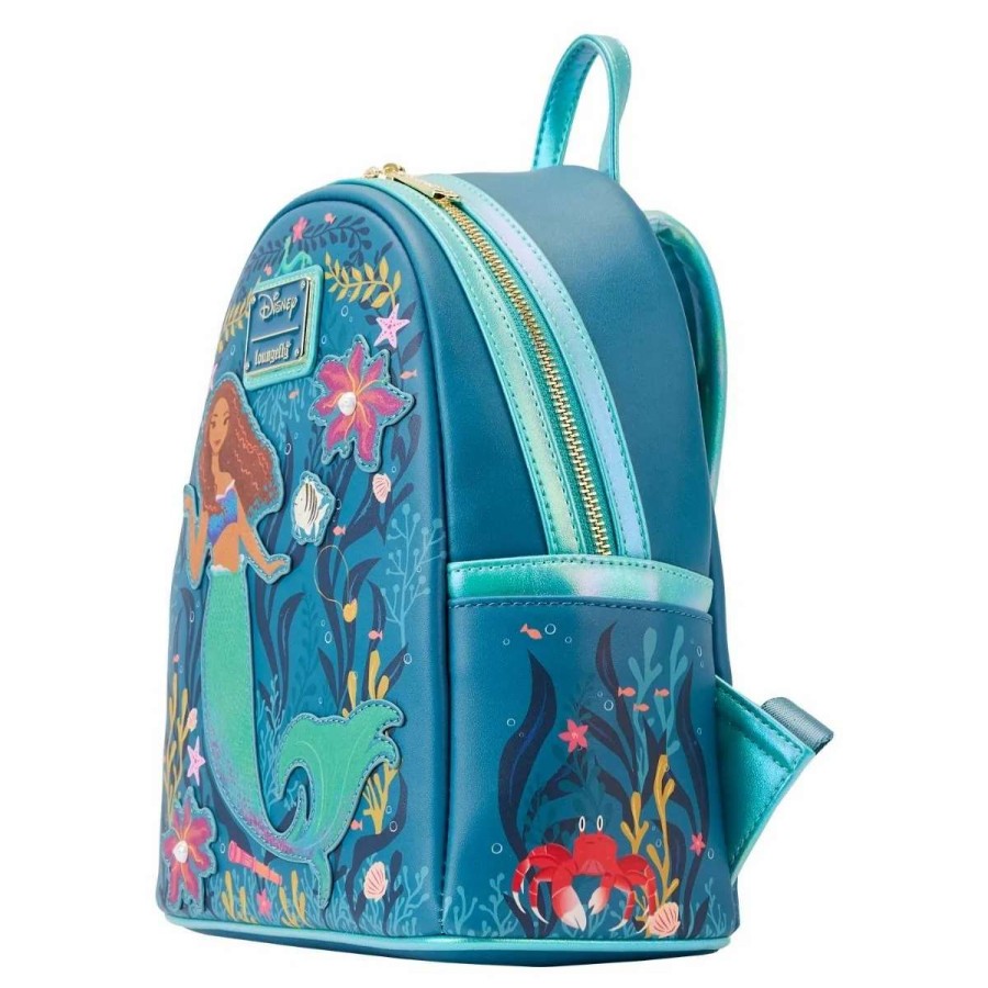 T-Shirts And Clothing * | Loungefly The Little Mermaid (2023): Ariel Mini Backpack Hot Selling