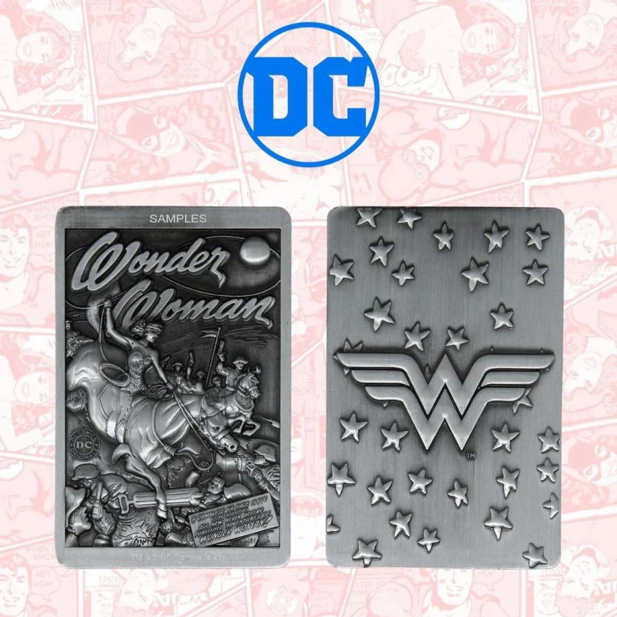 Props- Figures And Plushies * | Wonder Woman: Limited Edition Metal Collectible Ingot Bargain Sale