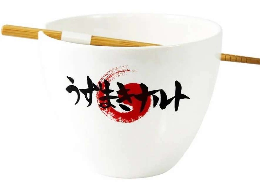 Home And Office * | Naruto Shippuden: Kanji 16Oz Ramen Bowl With Chopsticks Online