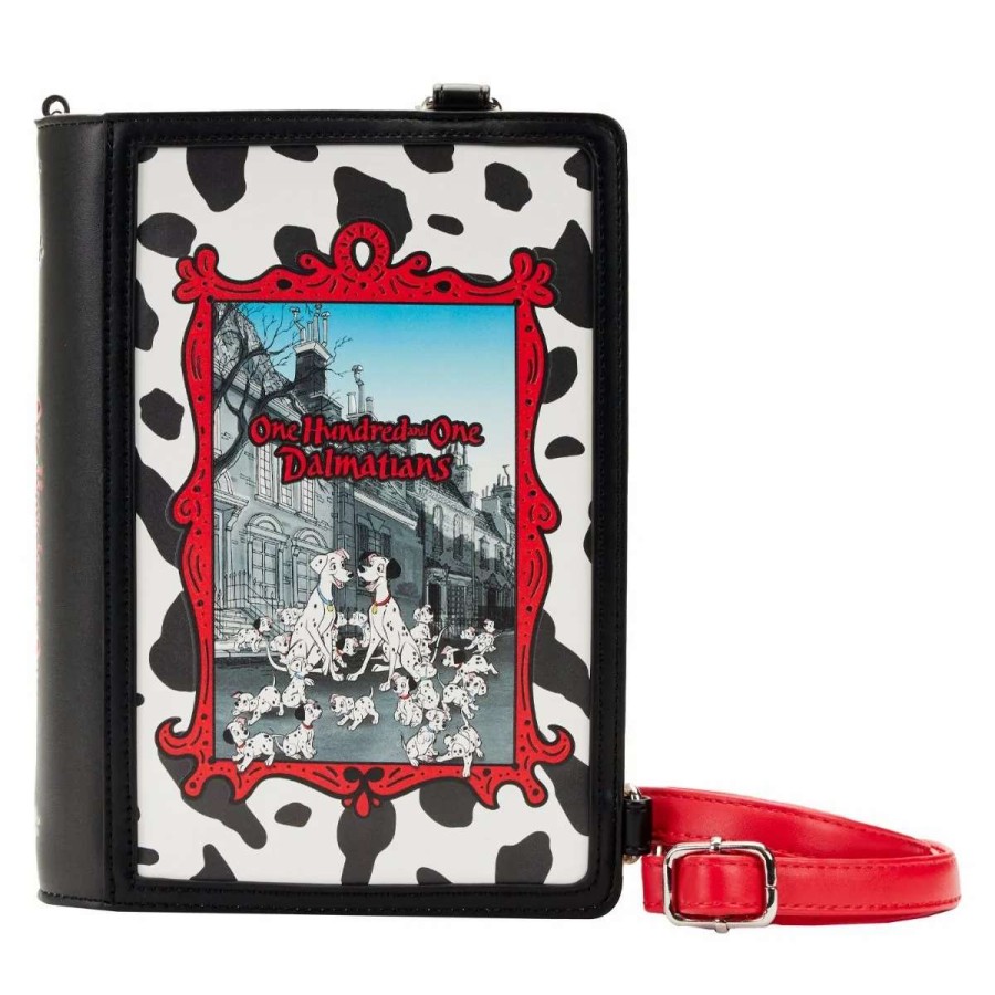 T-Shirts And Clothing * | 101 Dalmatians: Classic Books Convertible Loungefly Crossbody Bag Best Price