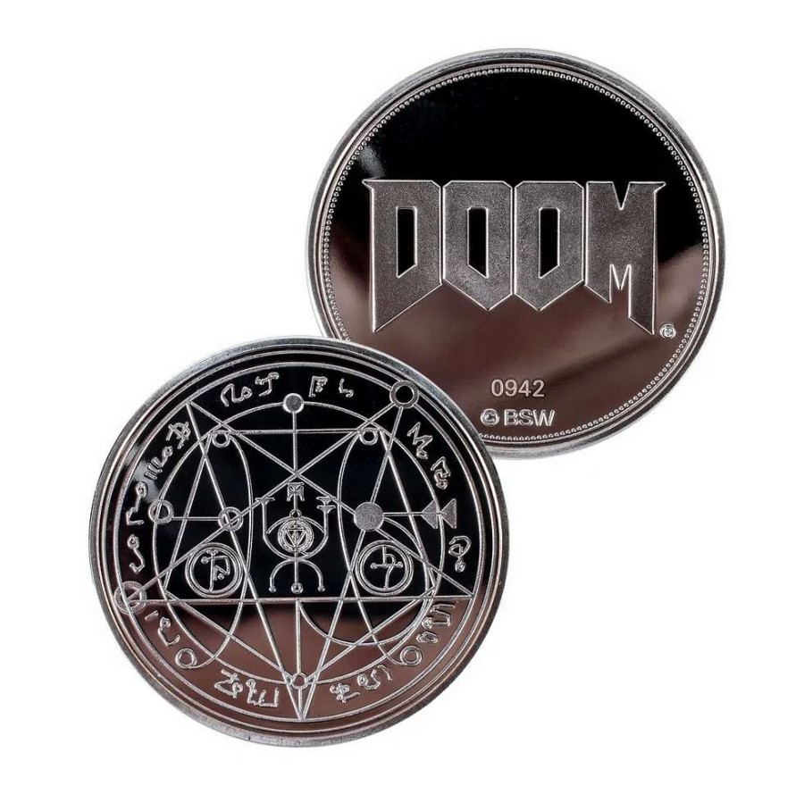 Props- Figures And Plushies * | Doom: 25Th Anniversary Limited Edition Coin Discount