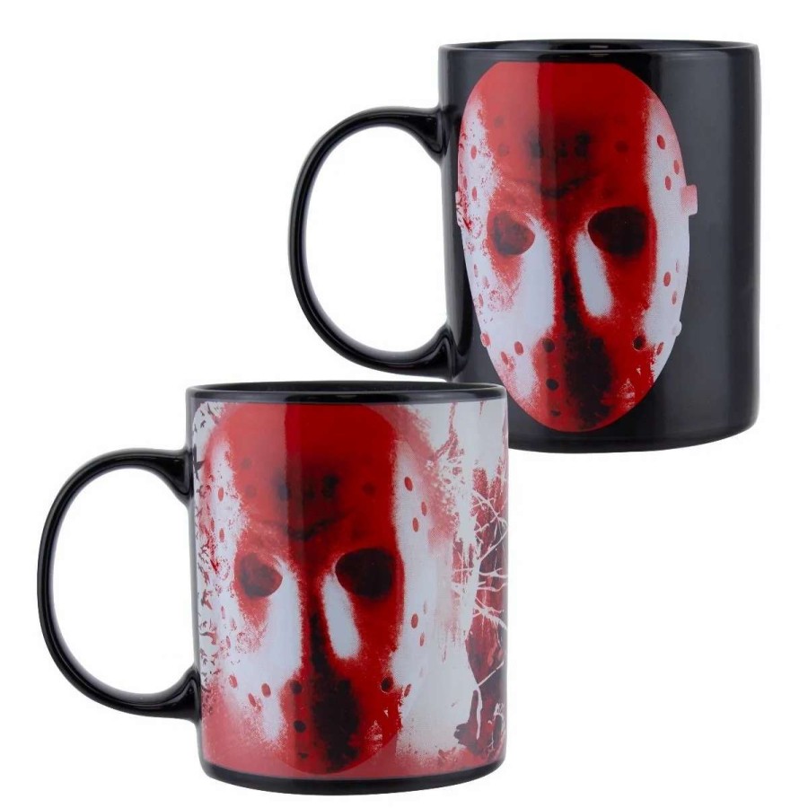 Home And Office * | Friday The 13Th: Jason Mask Heat Change Mug Free Delivery