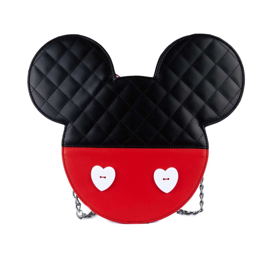 T-Shirts And Clothing * | Loungefly Mickey & Minnie: Valentines Reversible Crossbody Best Sale