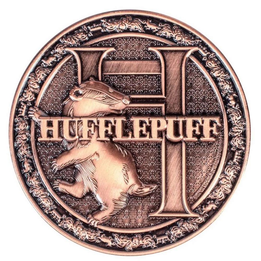 Props- Figures And Plushies * | Harry Potter: Hufflepuff Collectible Jumbo Coin Discount Store