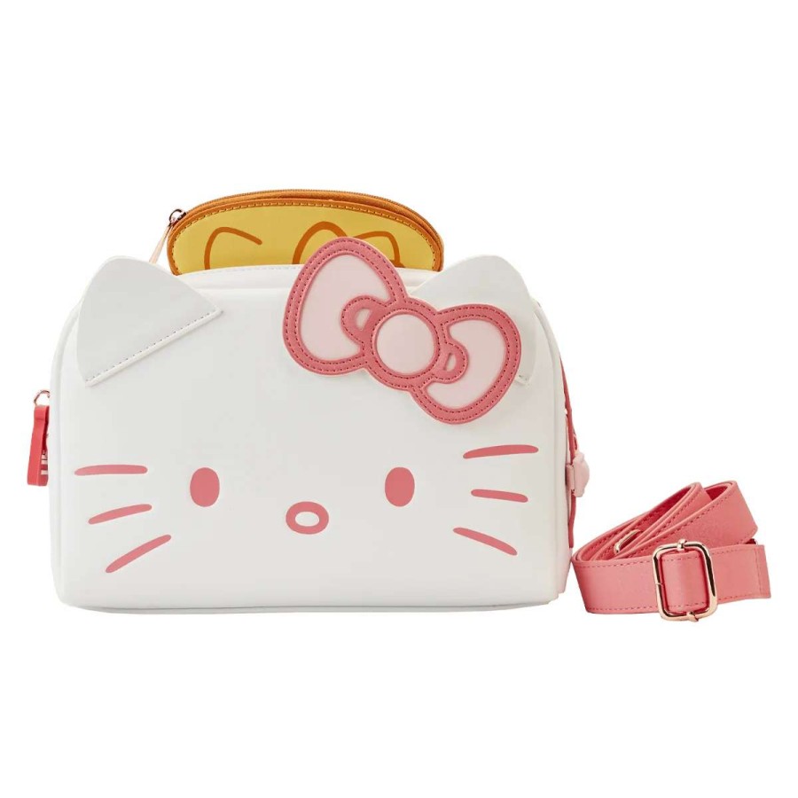 T-Shirts And Clothing * | Loungefly Hello Kitty: Breakfast Toaster Crossbody Bag Preorder Flash Sale