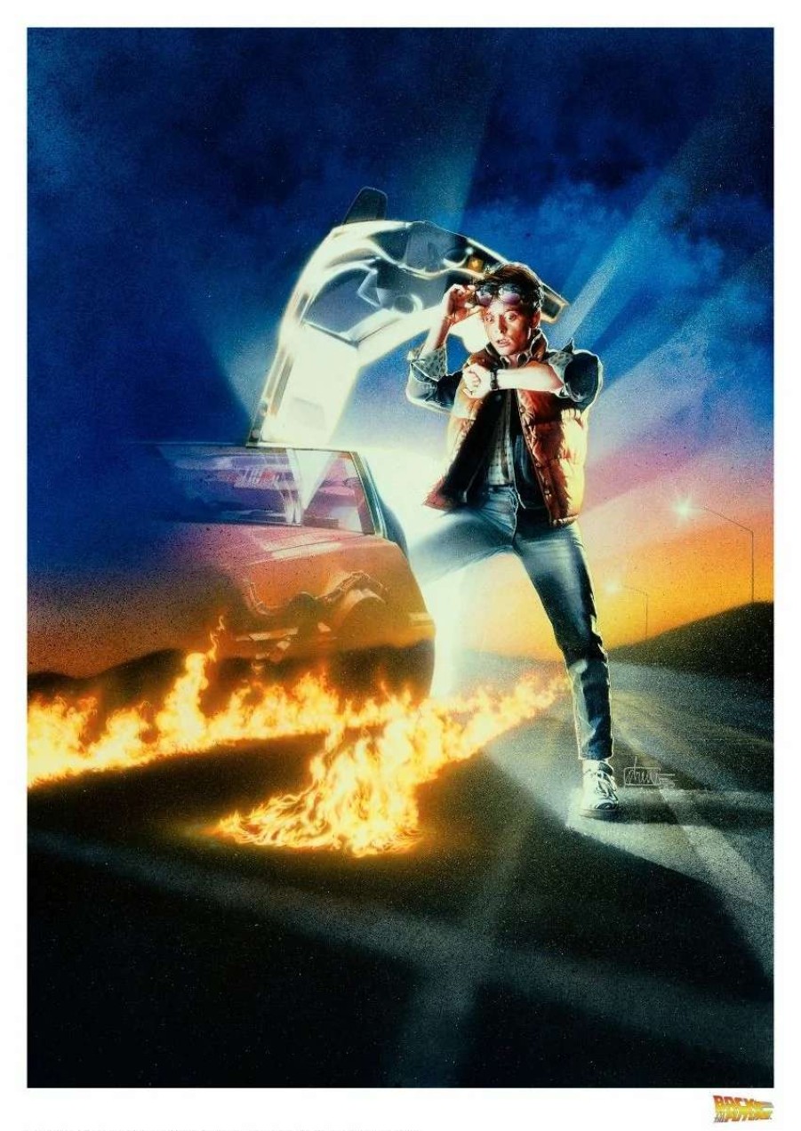 Home And Office * | Back To The Future: Film Poster Art Print Latest