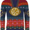 T-Shirts And Clothing * | Doctor Strange: In The Multiverse Of Merriment Christmas Sweater Discount Store