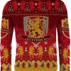 T-Shirts And Clothing * | Harry Potter: The Gift Of Gryffindor Christmas Sweater Excellent