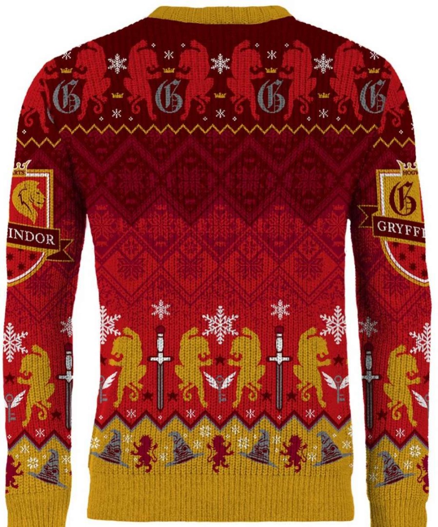 T-Shirts And Clothing * | Harry Potter: The Gift Of Gryffindor Christmas Sweater Excellent