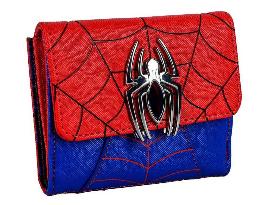 T-Shirts And Clothing * | Spider-Man: Color Block Loungefly Wallet Exclusive Design